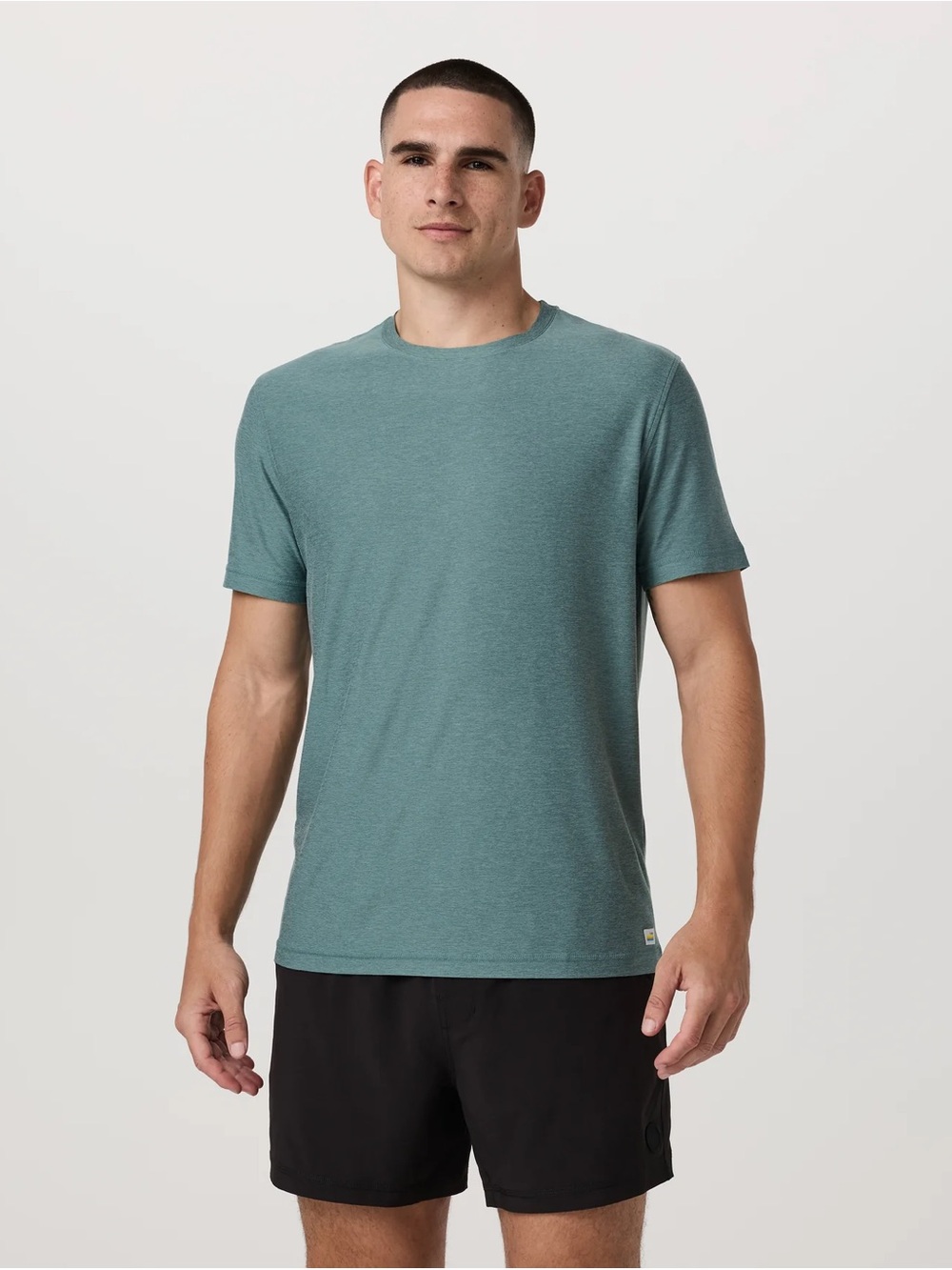 Vuori 3-Pack Mens Strato Tech Short Sleeve Crew Neck Tee Size Large Grey, Blue, - Picture 13 of 16